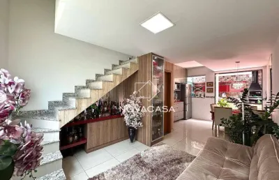Casa em condomínio com 3 dormitórios à venda, 112 m² por r$ 910.000 - santa amelia - belo horizonte/mg