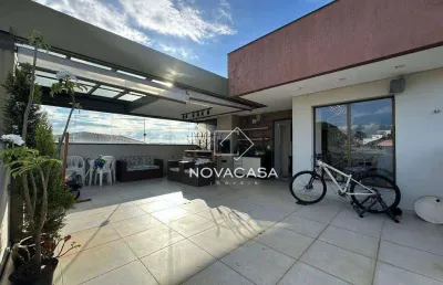 Cobertura à venda, 202 m² por r$ 1.180.000,00 - planalto - belo horizonte/mg