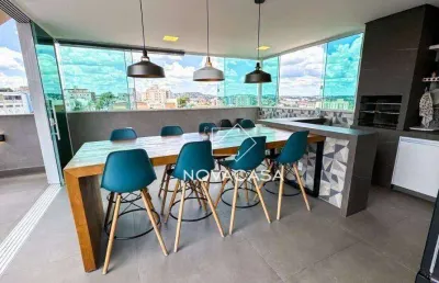Cobertura com 3 dormitórios à venda, 160 m² por r$ 920.000,00 - santa branca - belo horizonte/mg