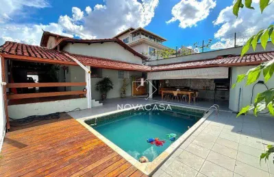 Casa com 3 dormitórios à venda, 227 m² por r$ 1.200.000,00 - santa mônica - belo horizonte/mg