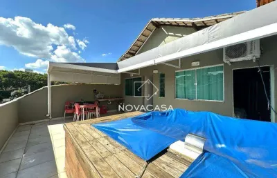 Casa com 3 dormitórios à venda, 127 m² por r$ 880.000,00 - planalto - belo horizonte/mg