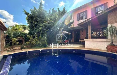 Casa com 4 dormitórios à venda, 570 m² por r$ 2.000.000,00 - planalto - belo horizonte/mg