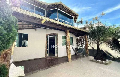 Casa com 4 dormitórios à venda, 375 m² por r$ 1.250.000 - xangri-lá - contagem/mg