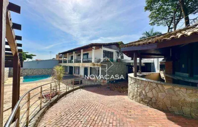 Casa com 5 dormitórios à venda, 474 m² por r$ 2.000.000,00 - santa branca - belo horizonte/mg