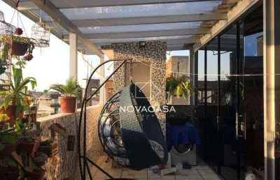 Cobertura com 4 dormitórios à venda, 140 m² por r$ 520.000,00 - copacabana - belo horizonte/mg
