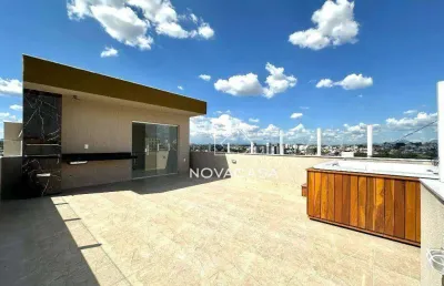 Cobertura com 3 dormitórios à venda, 154 m² por r$ 989.000,00 - santa branca - belo horizonte/mg