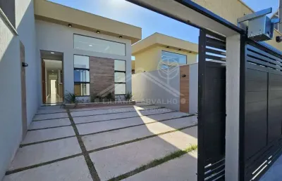 Casa para venda em maricá, jardim atlântico central (itaipuaçu), 3 dormitórios, 1 suíte, 2 banheiros, 2 vagas