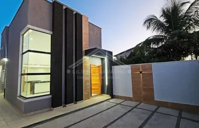 Casa para venda em maricá, jardim atlântico central (itaipuaçu), 3 dormitórios, 3 suítes, 4 banheiros, 1 vaga