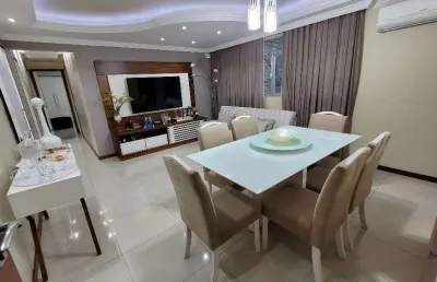 Apartamento com 3 quartos à venda na rua teixeira de gouvêa, 626, centro, macaé, 120 m2 por r$ 420.000