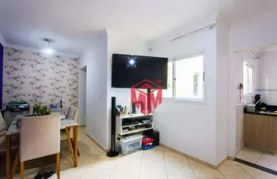 Apartamento com 3 dormitórios à venda, 90 m² por r$ 395.000,00 - vila marina - santo andré/sp