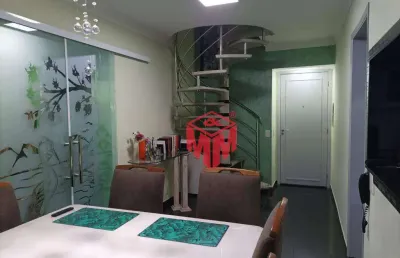 Cobertura à venda, 103 m² por r$ 684.000,00 - casa branca - santo andré/sp