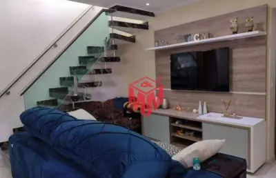Cobertura com 3 dormitórios à venda, 266 m² por r$ 1.385.000,00 - centro - são bernardo do campo/sp