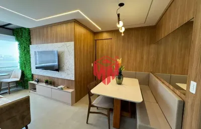Apartamento mobiliado com 2 dormitórios à venda, 45 m² por r$ 589.000 - centro - diadema/sp