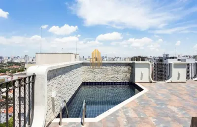 Condomínio edifício villa del fiori, indianópolis, apartamento duplex à venda com 182m²,  2 dormitór