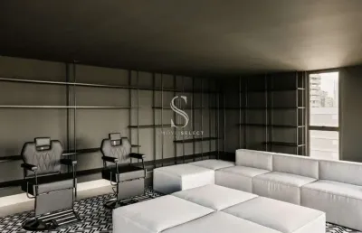 Condominio on melo alves cerqueira cesar, studio de 28m² com 1 dormitório, varanda, sem vaga.