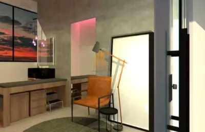 Condominio on flórida no brooklin, studio de 25m² com 1 dormitório, varanda.