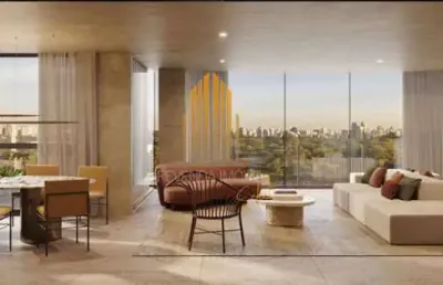 Hóriz ibirapuera, luxuoso apartamento de 301m², 2 suítes, varanda gourmet, e 4 vagas à venda.