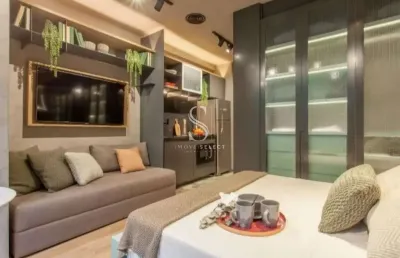 Condomínio oy frei caneca na consolação, apartamento de 33m² com 1 suíte, 1 banheiro, sem vaga.