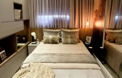 Condomínio edifício guest saúde, apartamento de 65m², 2 dormitórios sendo 1 suíte, terraço gourmet,