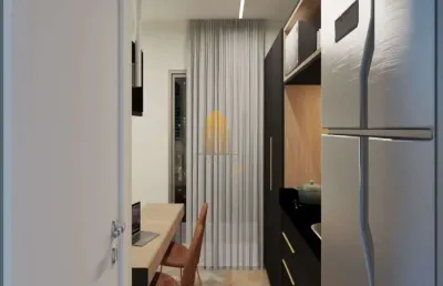 Edificio cirela atmosfera, brooklin- apartamento de 25m² com 1 dormitório , 1 banheiro , mobiliado e