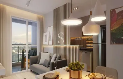 Condomínio gracia morumbi - apartamento de 56m² com 2 dormitórios, sala, 2 banheiros e vaga.