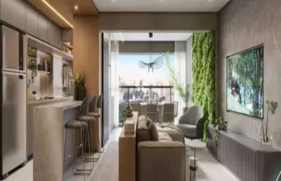 Condominio led vila madalena, apartamento de 88m² com 2 suítes, varanda gourmet, 1 vaga.