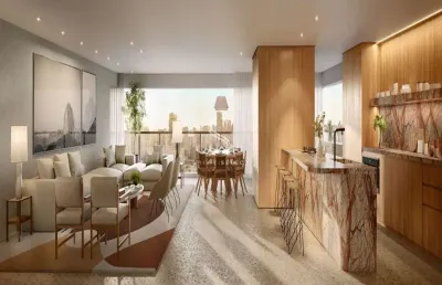 Edifício parque global residence em jardim fonte do morumbi - apartamento de 224m² com 3 suítes, 4 b