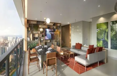 Edifício parque global residence em jardim fonte do morumbi - apartamento de 122m² com 3 suítes, 4 b