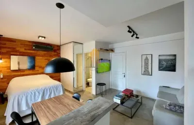 Condominio edificio virgilio, pinheiros, apartamento de 39m² com 1 dormitorio, 1 banheiro e 1 vaga d