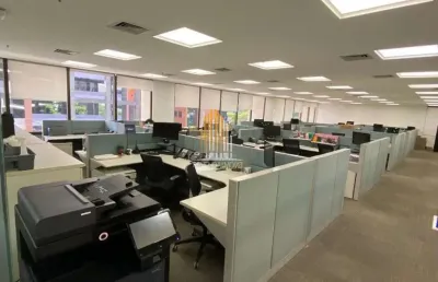 Conjunto comercial no edifício dornier merkur, 1 laje com 502 m² área útil vila olímpia conjunto com