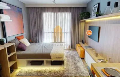 Condomínio hello higienópolis - studio de 30m² com varanda.