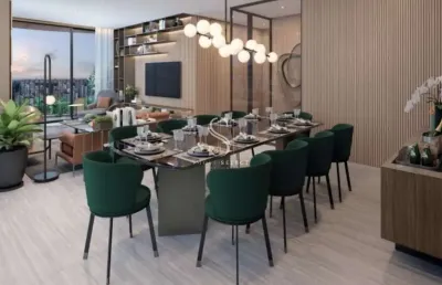 Condomínio address em jardim paulista - apartamento de 201m² com 3 dormitórios e 3 suítes