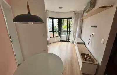 Condomínio residencial itaim na vila nova conceição, apartamento de 36m² com 1 dormitório e 1 vaga.