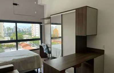 Sou perdizes apartamento mobiliado e reformado studio à venda de 31 m² com 1 dormitório em  perdizes
