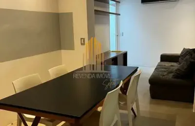 Apartamento com quintal à venda no jardim paulista de 82m² com 2 dormitórios e 1 vaga de garagem apa