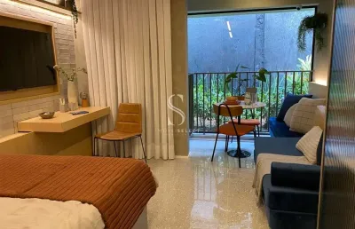Condomínio pinheiros hy by you - apto 34m2 à venda - 1 dormitório 1banheiro - varanda - metro sumaré