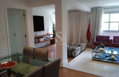 Edificio mansão andrea del sarto, brooklin- apartamento de 136m² com 2 dormitórios , 1 suite e 2 vag
