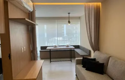 Condomínio edifício zahle jardins no paraiso, apartamento de 44m² com 1 suíte, 1 vaga.