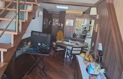 Condomínio edifício monte branco na saúde, cobertura de 223m², 1 dormitório, sala 2 ambientes, 2 ban