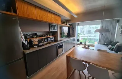 New age michigan no brooklin, apartamento mobiliado à venda de 48m² com 1 suíte, 1 banheiro e 1 vaga