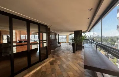 Condomínio piazza di roma em panamby - apartamento de 430m² com 4 suítes, 2 salas e 4 vagas.