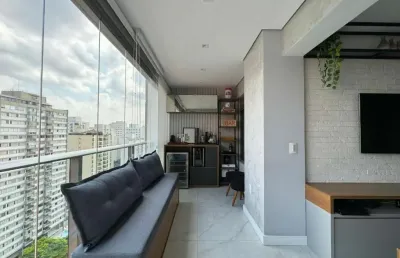 Chez vouz, apartamento de 75m² com 2 quartos  sendo 1 suite, 1 vaga em  moema