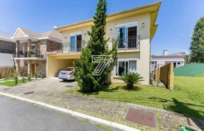 Casa em condomínio fechado com 4 quartos à venda na rua hermenegildo luca, 101, santa felicidade, curitiba, 366 m2 por r$ 2.500.000
