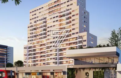 Apartamento com 2 quartos à venda na avenida república argentina, 3165, portão, curitiba, 53 m2 por r$ 461.563