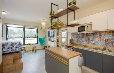 Kitnet / stúdio à venda na rua da glória, 372, centro cívico, curitiba, 30 m2 por r$ 339.000