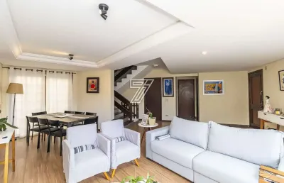 Casa em condomínio fechado com 3 quartos à venda na avenida cândido hartmann, 1680, mercês, curitiba, 232 m2 por r$ 1.510.000
