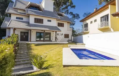 Casa em condomínio fechado com 4 quartos à venda na rua luiz tramontin, 1220, campo comprido, curitiba, 678 m2 por r$ 3.850.000