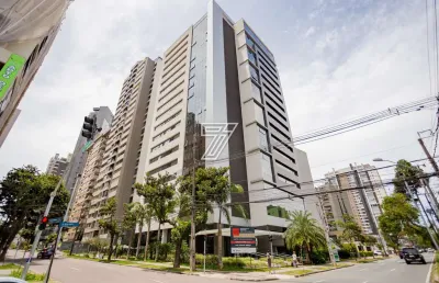 Flat com 1 quarto à venda na avenida silva jardim, 2424, água verde, curitiba, 36 m2 por r$ 648.000