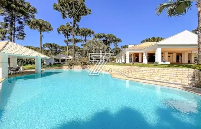 Casa em condomínio fechado com 4 quartos à venda na rodovia joão leopoldo jacomel, 5020, jardim veneza, piraquara, 1300 m2 por r$ 15.000.000