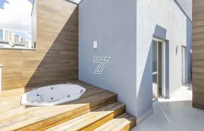 Cobertura com 3 quartos à venda na rua domingas nicco, 179, mossunguê, curitiba, 120 m2 por r$ 1.126.386